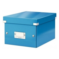 Leitz Malá škatuľa Click - Store metalická modrá