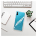 Odolné silikónové puzdro iSaprio - Writing By Feather - white - Samsung Galaxy M11