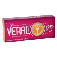 VERAL 25 mg 30 tabliet