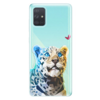 Odolné silikónové puzdro iSaprio - Leopard With Butterfly - Samsung Galaxy A71