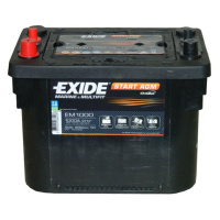 EXIDE START AGM 50Ah, 12V, 800A , ĽAVÁ !!! EM1000