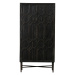Čierna skrinka z recyklovaného dreva 75x143 cm Bequest – BePureHome