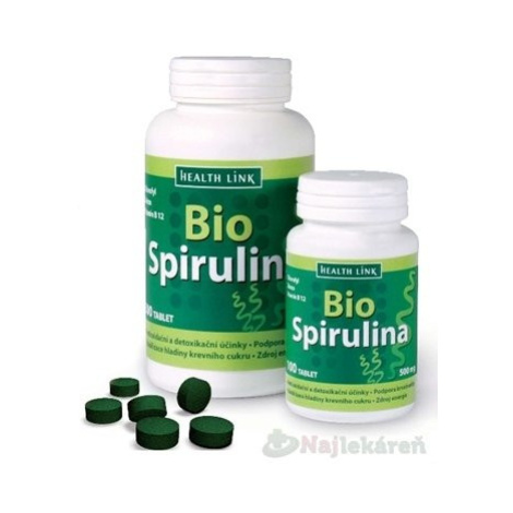 Health Link SPIRULINA BIO, 100 ks