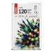 LED vianočná reťaz, 12 m, vonkajšia aj vnútorná, multicolor, časovač (EMOS)