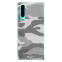 Odolné silikónové puzdro iSaprio - Gray Camuflage 02 - Huawei P30