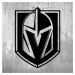 Drevené logo na stenu - Vegas Golden Knights, Čierna