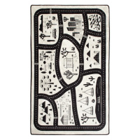 Detský koberec Black City, 100 × 160 cm