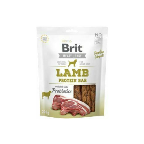 Proteínová tyčinka Brit Jerky Lamb 200g + Množstevná zľava