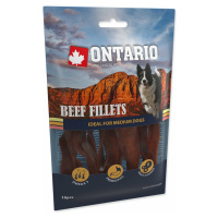 Pochúťka Ontario hovädzie filety 12,5cm 10ks
