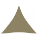 Tieniaca plachta trojuholníková 5 x 5 x 5 m oxfordská látka Dekorhome Béžová,Tieniaca plachta tr