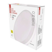 EMOS LED ZM4321 biele TORI kruh neutrálna biela IP54 15W