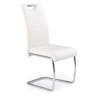 Melza - Jedálenská stolička (biela, strieborná)