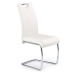 Melza - Jedálenská stolička (biela, strieborná)