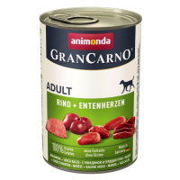 Animonda Grancarno Dog 400g - Hovädzie / Kačacie Srdce