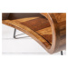 LuxD Dizajnový konferenčný stolík Lorelei, 60 cm, sheesham