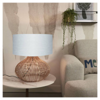 GOOD & MOJO Stolná lampa Kalahari 47 cm svetlo sivá