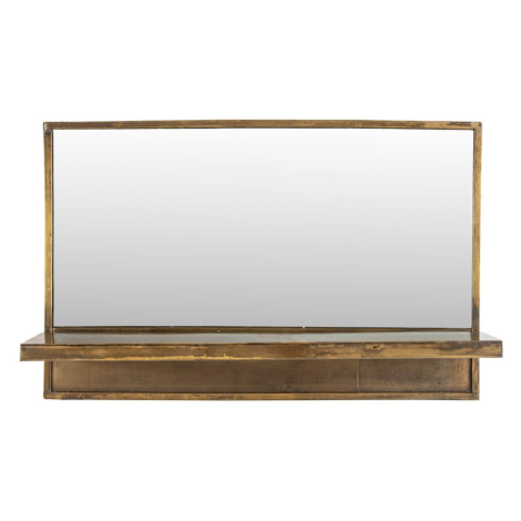 Nástenné zrkadlo s poličkou 61x38 cm Feyza – White Label