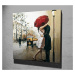 Obraz na plátne Red umbrella kiss KC042 45x45 cm