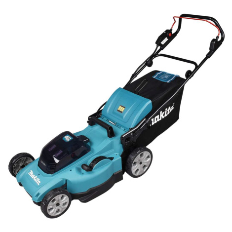 Makita Záhradná technika - 18V AKU kosačka na trávu, záber 48 cm, 2x aku 5 Ah LXT, nabíjačka DLM