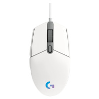 Logitech G102 myš biela