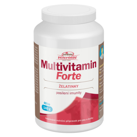 VITAR Veterinae Multivitamín Forte 40ks želé