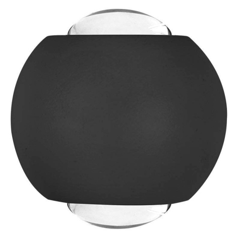 Nástenné svietidlo 2W LED COB 3000K Black VT-2502 (V-TAC)