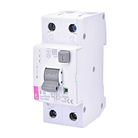 Chránič prúdový s nadprúdovou ochranou KZS-2M2p A C32/0,03 10kA (ETI)