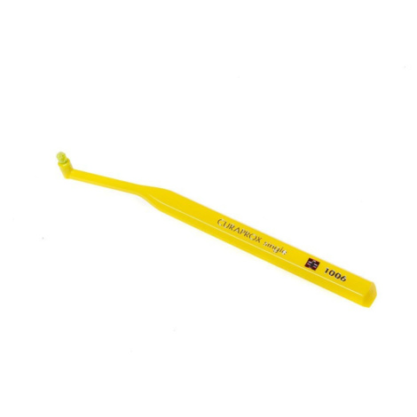 Curaprox Jednozväzková zubná kefka Single - žltá