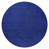 Kusový koberec Fancy 103007 Blau - modrý kruh - 200x200 (průměr) kruh cm Hanse Home Collection k