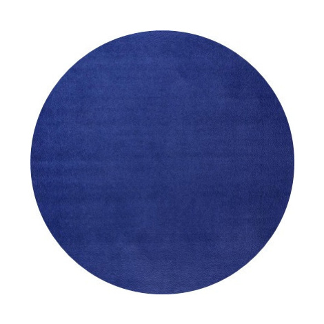 Kusový koberec Fancy 103007 Blau - modrý kruh - 200x200 (průměr) kruh cm Hanse Home Collection k