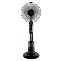 Stojanový ventilátor s parou a diaľkovým ovládačom 75W (40cm) čierny (SOMOGYI)