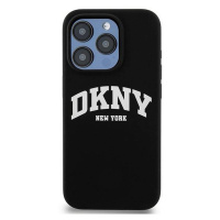 DKNY Liquid Silicone Arch Logo MagSafe Apple iPhone 14 Pro DKHMP14LSNYACH Black