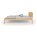 Dvojlôžková posteľ z bukového dreva 180x200 cm v prírodnej farbe Ammer - Skandica