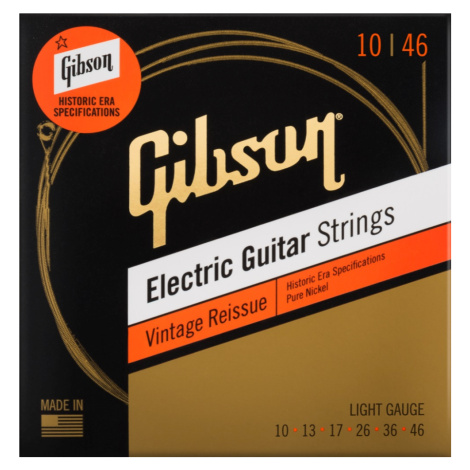 Gibson Vintage Reissue Electric Guitar Strings Light