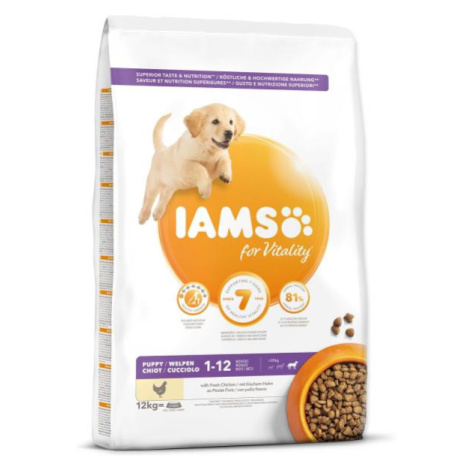 IAMS Dog Puppy Large Chicken 12kg