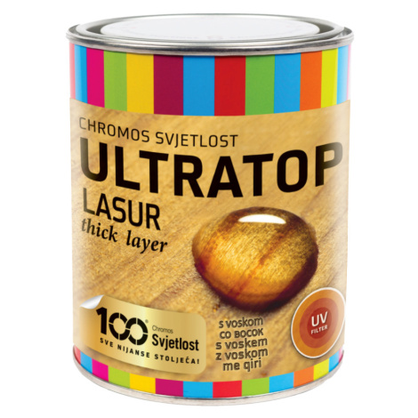 ULTRATOP - Hrubovrstvová lazúra s voskom 2,5 l jedľa