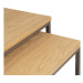 Odkladacie stolíky v súprave 2 ks 50x50 cm – Casa Selección