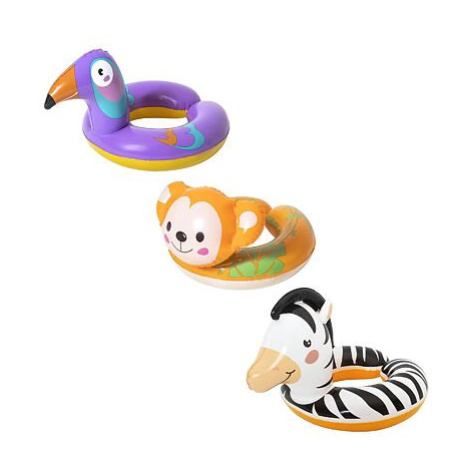Bestway Nafukovací kruh Safari, 3 druhy (zebra, tukan, opice)