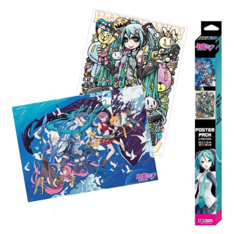 Abysse Corp Hatsune Miku Posters 2-Pack 52 x 38 cm