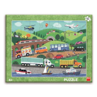 Dino DOPRAVNÉ PROSTRIEDKY 40 doskové Puzzle