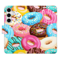 Flipové puzdro iSaprio - Donuts Pattern 02 - Samsung Galaxy S24