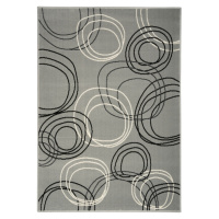 Kusový koberec Circles grey - 120x170 cm Alfa Carpets