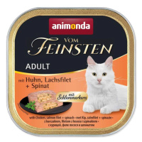 Paštéta Animonda Vom Feinstein Adult kura a losos so špenátom 100g