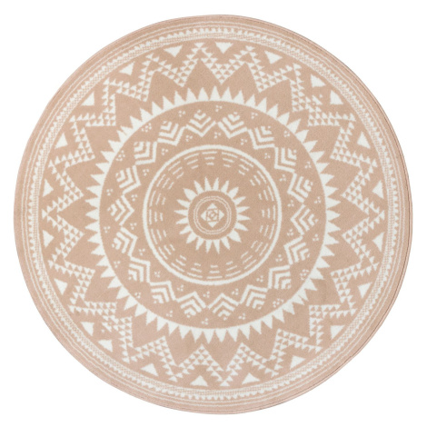 Kusový koberec Celebration 105505 Valencia Ivory kruh - 140x140 (průměr) kruh cm Hanse Home Coll