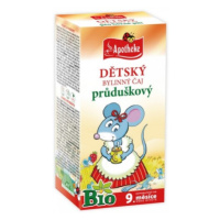 APOTHEKE BIO Detský bylinný čaj prieduškový 20 x 1,5 g