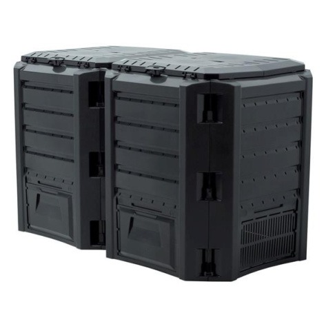 Kompostér záhradný MODULE COMPOGREEN 800l čierny