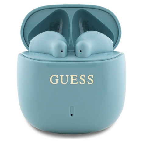 Guess Printed Classic Logo TWS Bezdrôtové slúchadlá, Tyrkysové