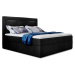 ELTAP VIVRE 140X200, MAT VELVET 99, BLACK, 31349