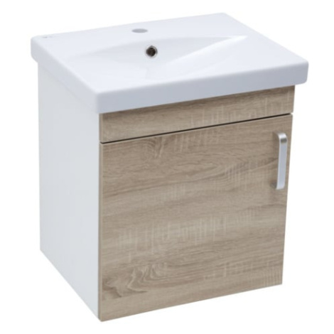 Kúpeľňová skrinka s umývadlom Naturel Vario Dekor 50x51x40 cm dub bardolino mat VARIO250BIDB