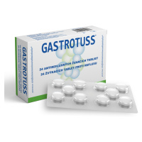 GASTROTUSS Žuvacie tablety proti refluxu 24 kusov